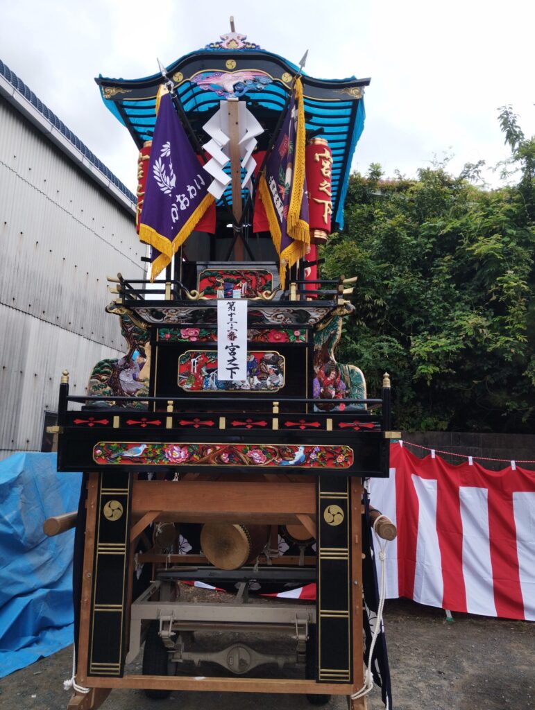 令和７年　宮之下屋台建造40周年記念運行　写真