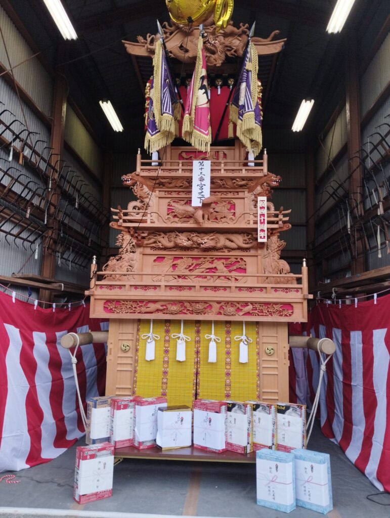 令和７年　宮之下屋台建造40周年記念運行　写真