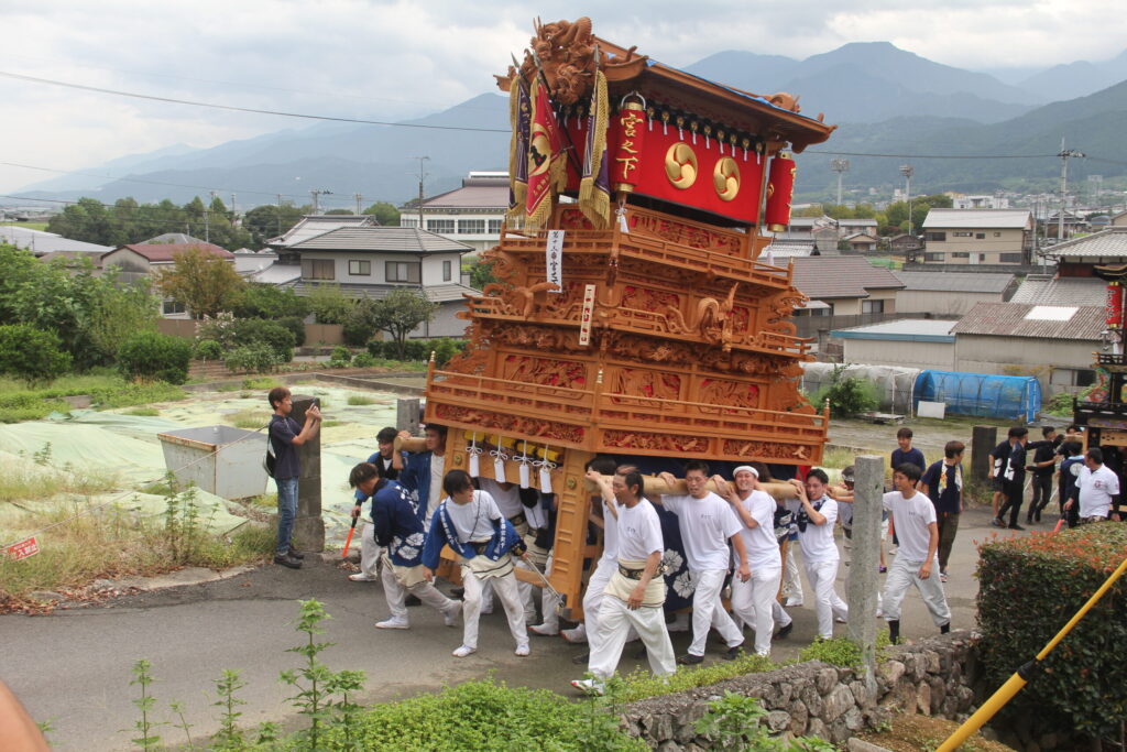 令和７年　宮之下屋台建造40周年記念運行　写真