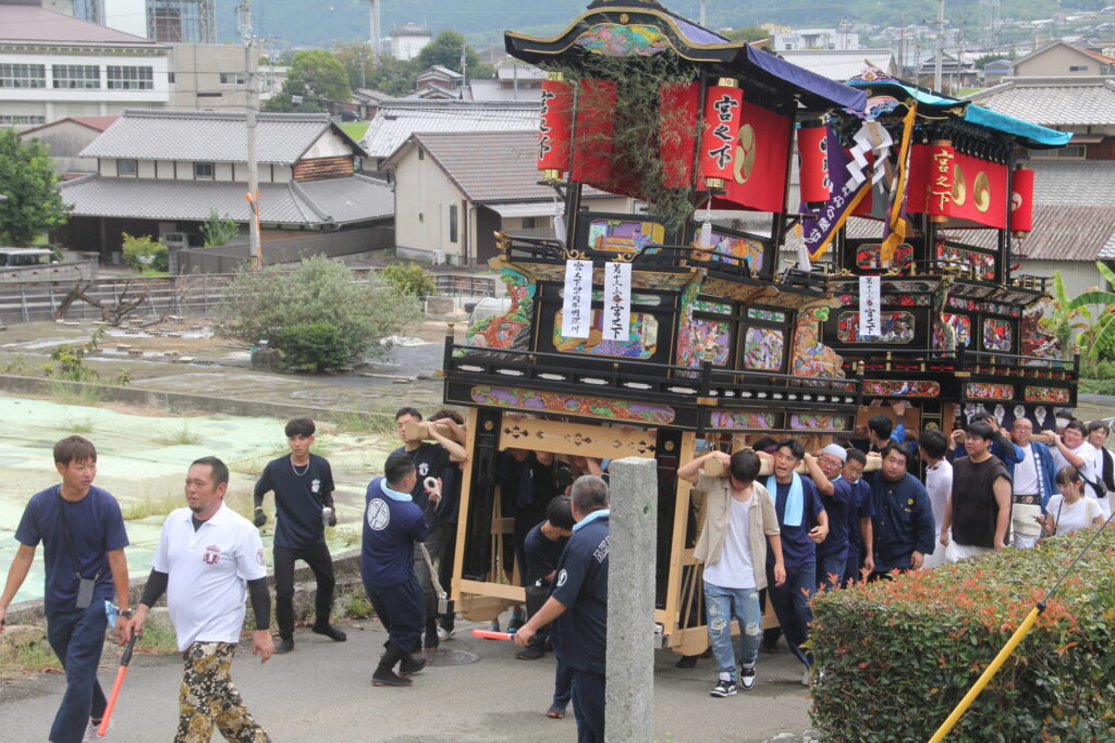 令和７年　宮之下屋台建造40周年記念運行　写真
