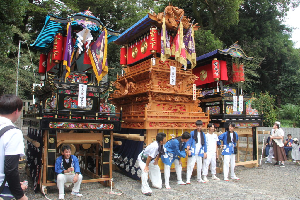 令和７年　宮之下屋台建造40周年記念運行　写真