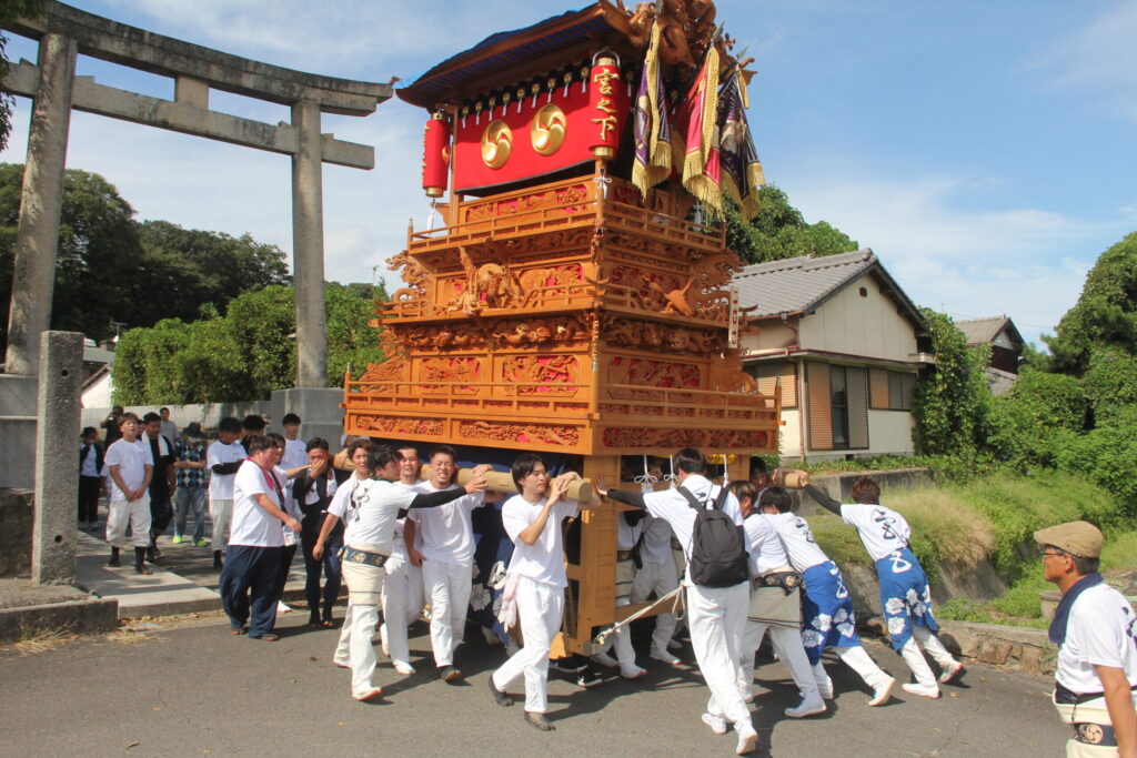 令和７年　宮之下屋台建造40周年記念運行　写真